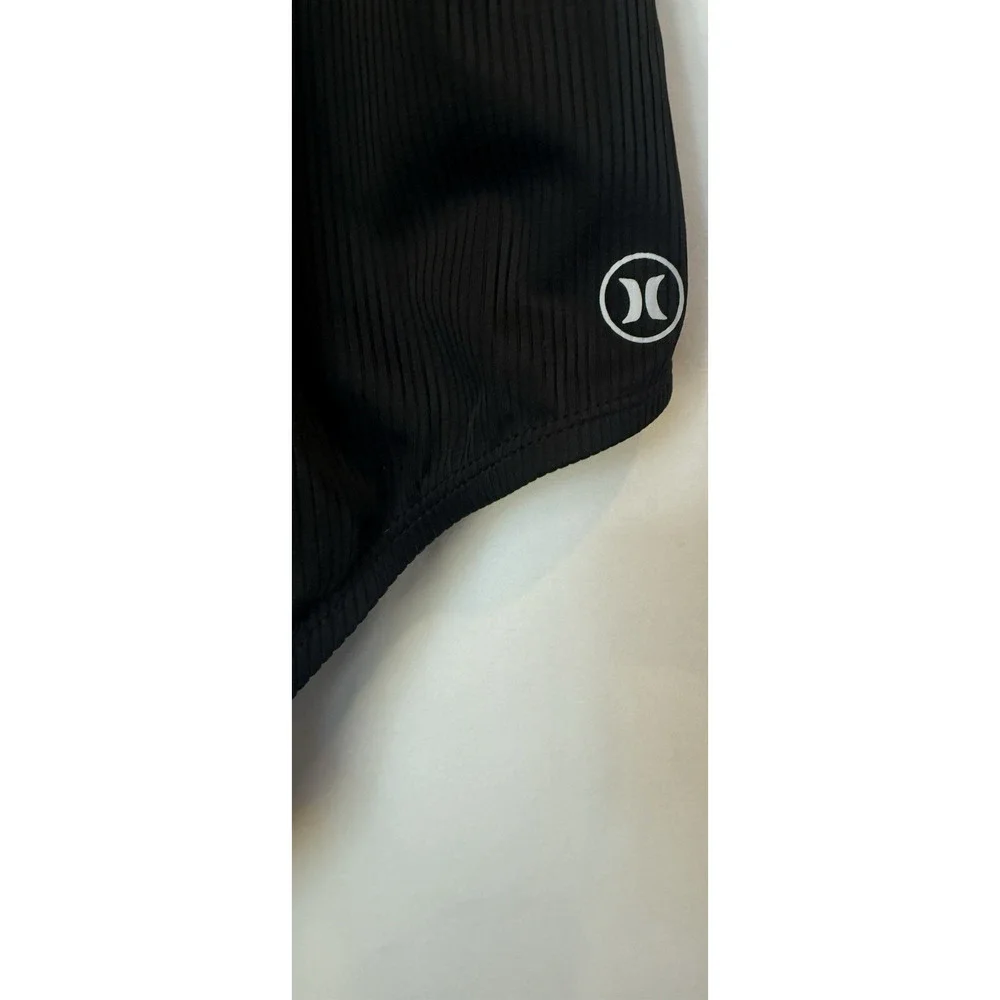 Womens Hurley One Piece‎ Ribbed Swimsuit UPF 50+ Size M Minimalist Modest NWT